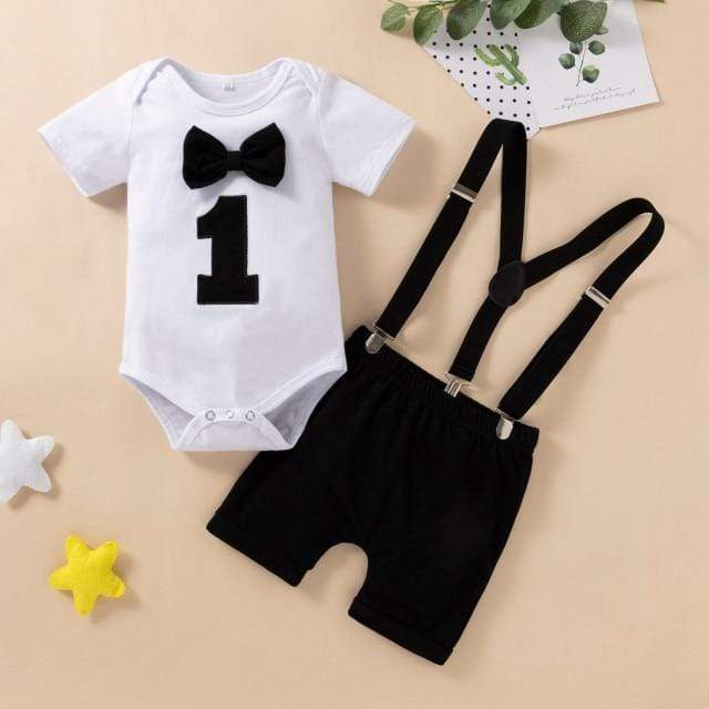 1st Birthday Boy Romper Outfit - Image 5