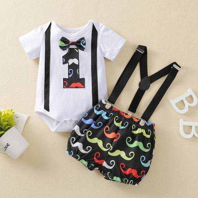 1st Birthday Boy Romper Outfit - Image 7