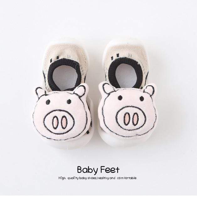 Adorable Baby Socks with Rubber Soles - Image 8