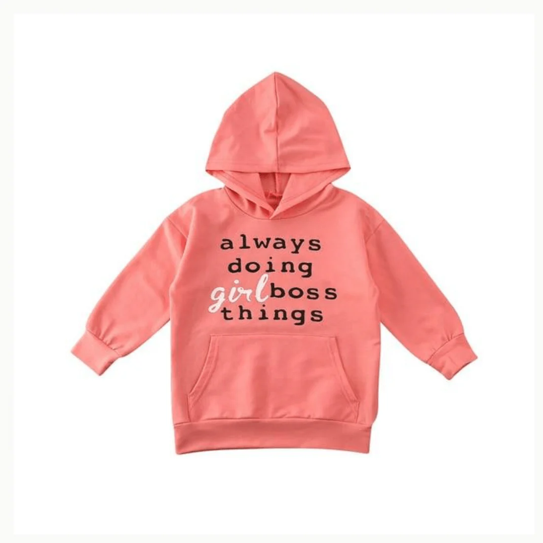 "Always Doing Girl Boss Things" Hoodie Dress - Image 4