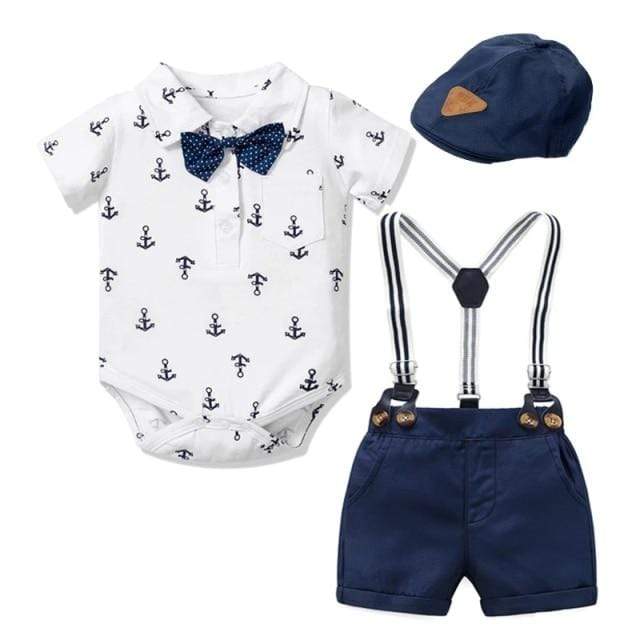 Anchor Print Romper Outfit - Image 4