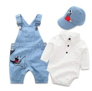 Artistic Baby Boy Romper Set - Image 3