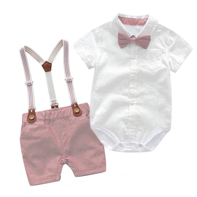 Baby Boy Tie and Suspenders - Image 4