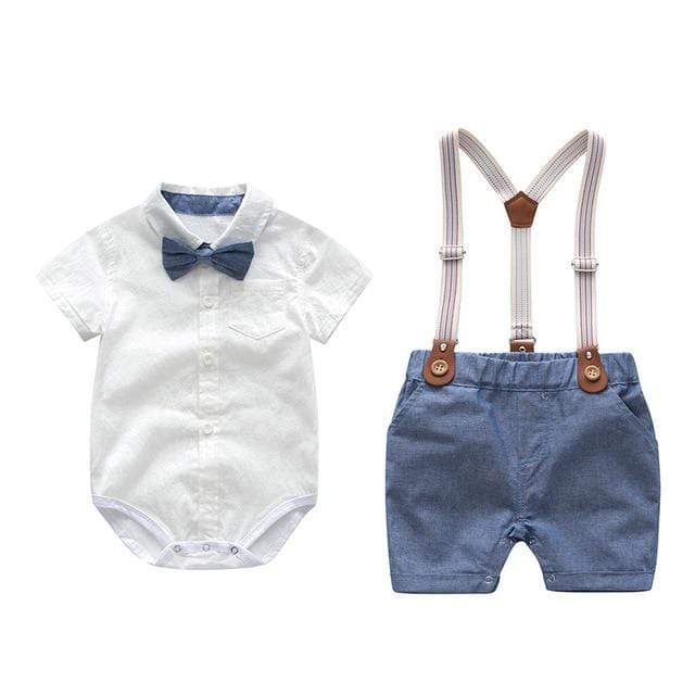 Baby Boy Tie and Suspenders - Image 5