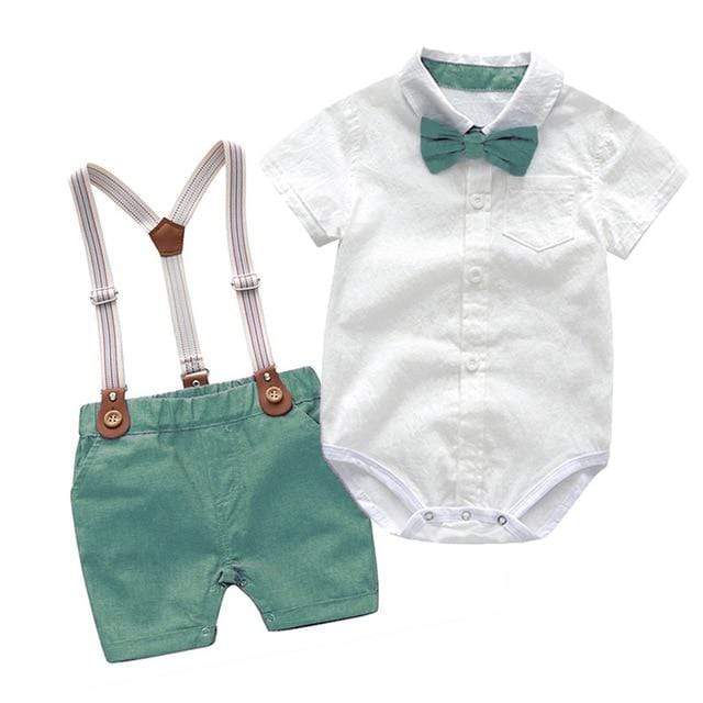 Baby Boy Tie and Suspenders - Image 6
