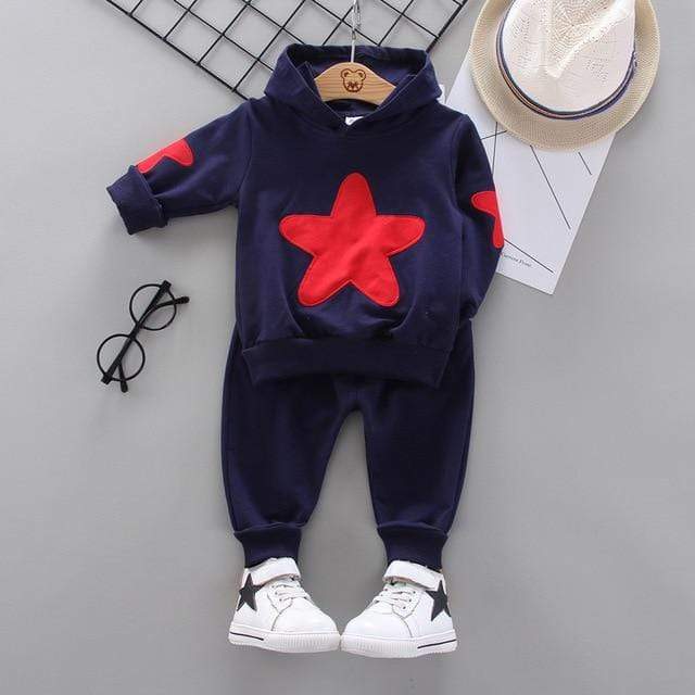 Baby STAR Cotton Sports Hooded - Image 3