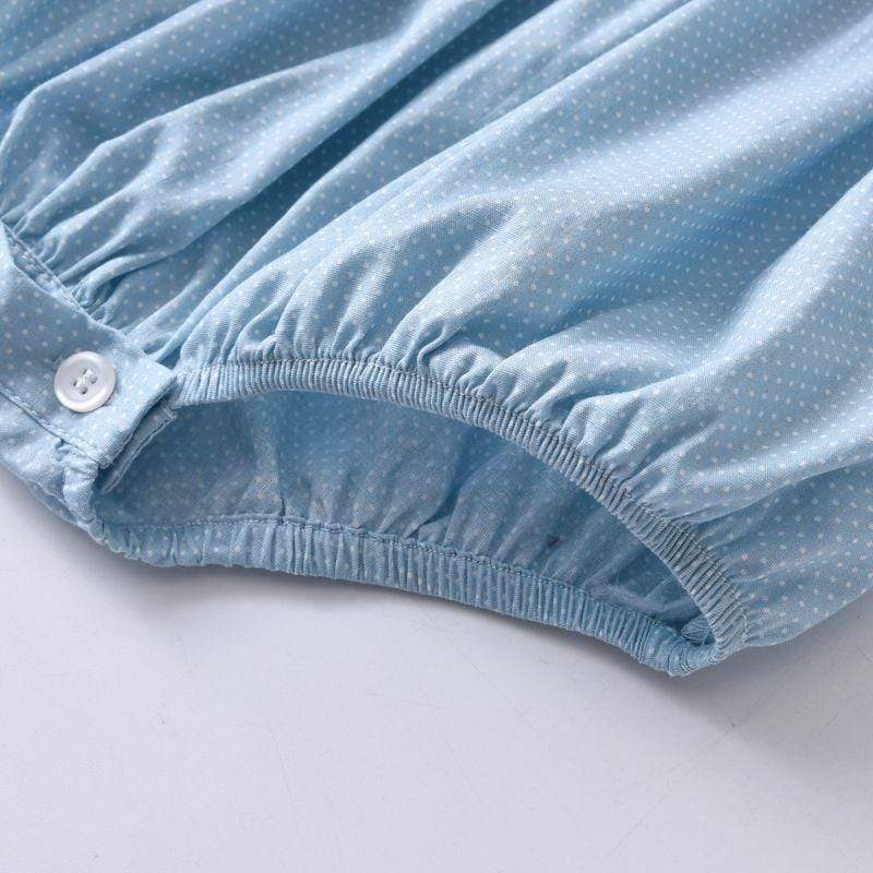 Blue Polka Dot Romper - Image 5