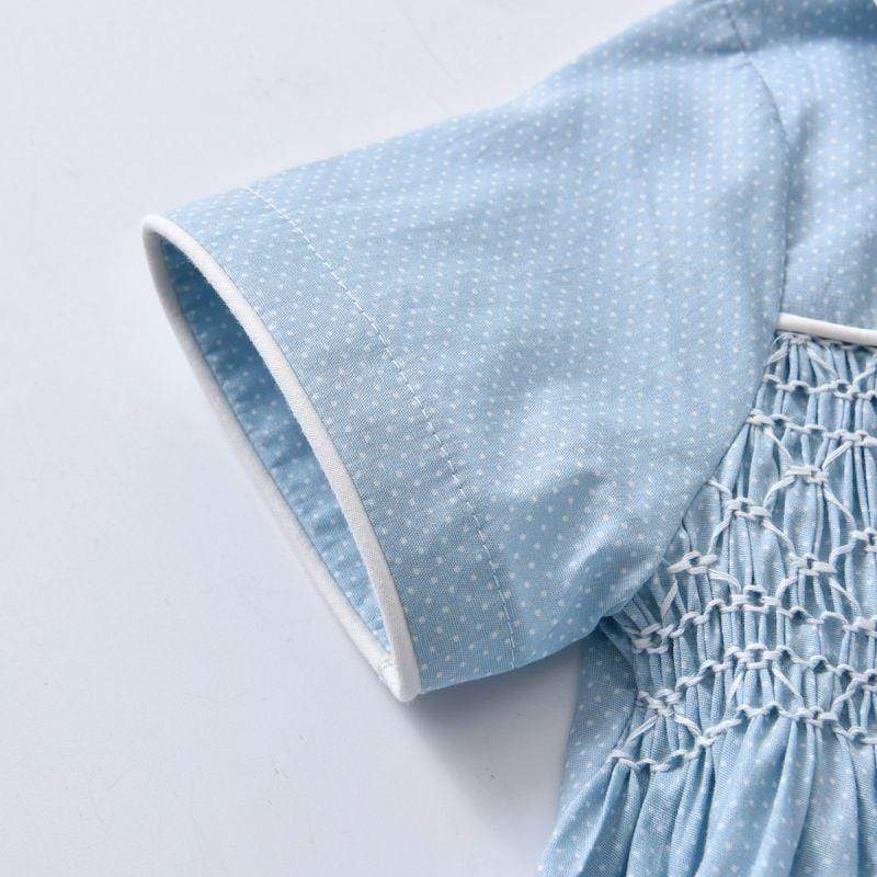 Blue Polka Dot Romper - Image 9