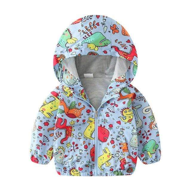 Boy Dinosaur Hooded Jacket - Image 3