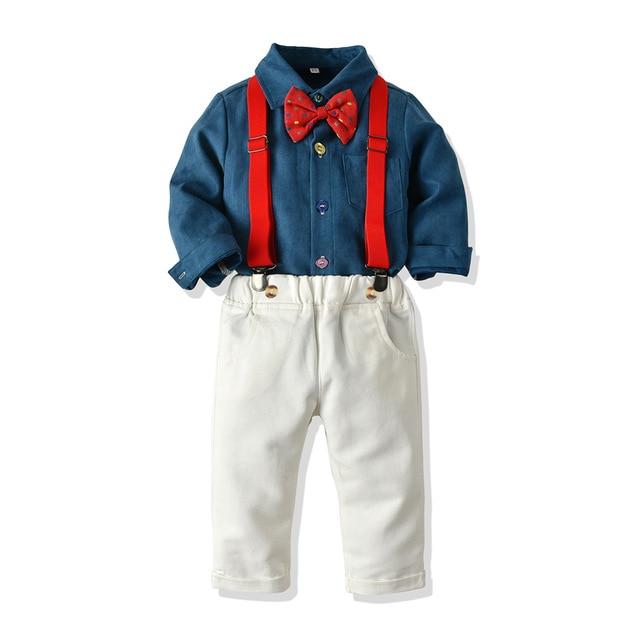 Boy Formal Shirt Outfit - Image 3