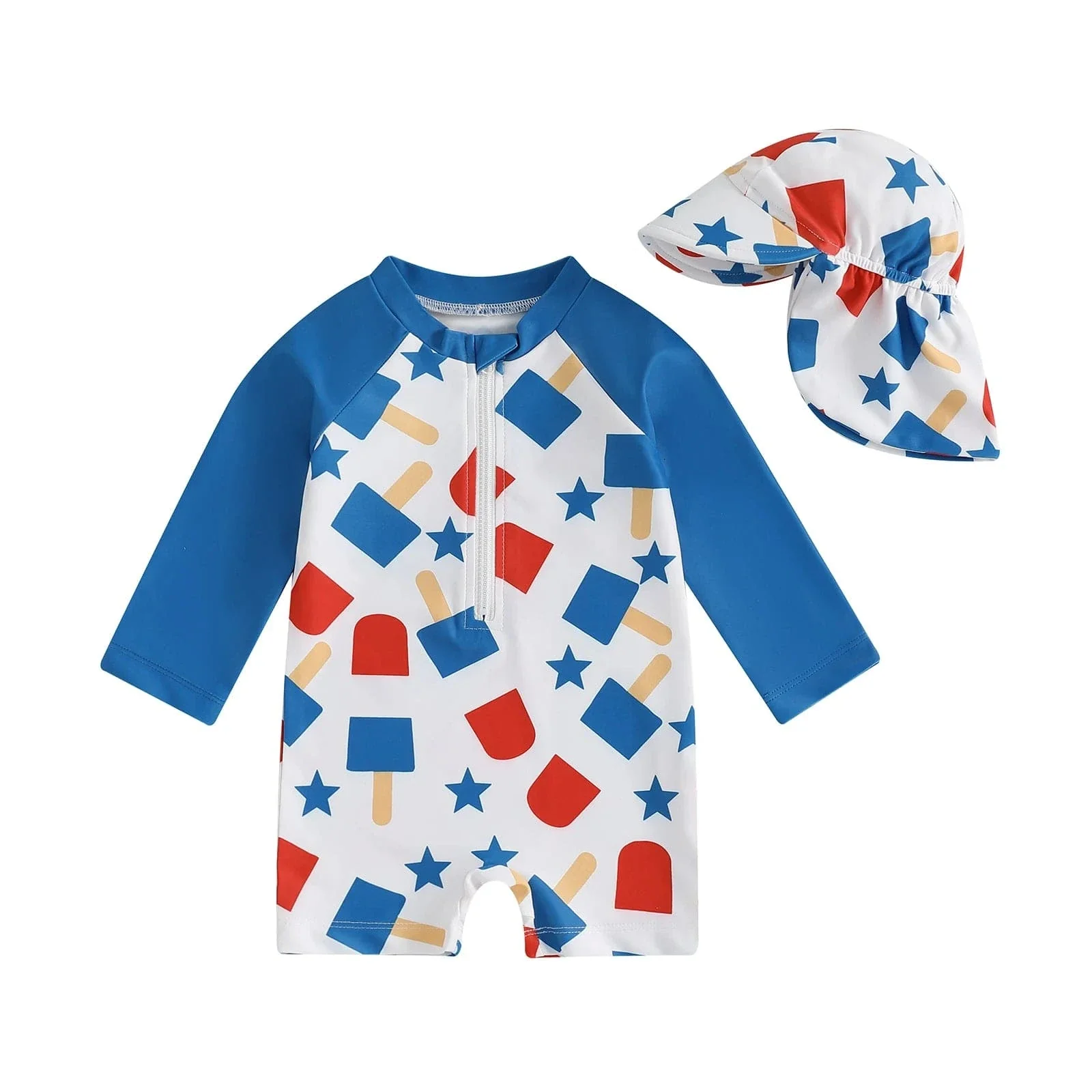 Boy Rash Guard Swimsuit - Image 10
