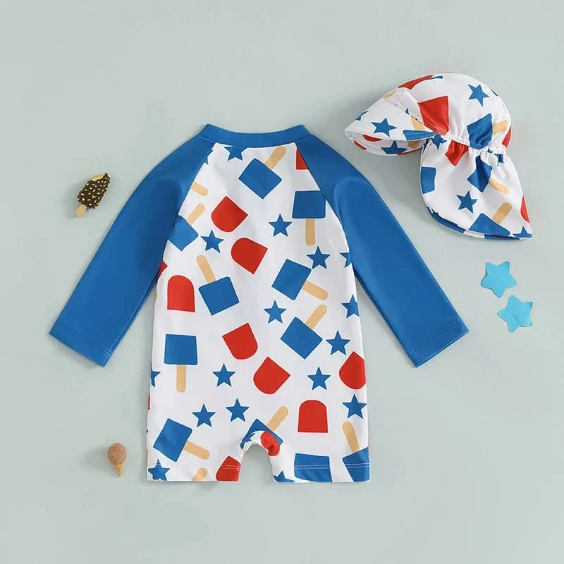 Boy Rash Guard Swimsuit - Image 4