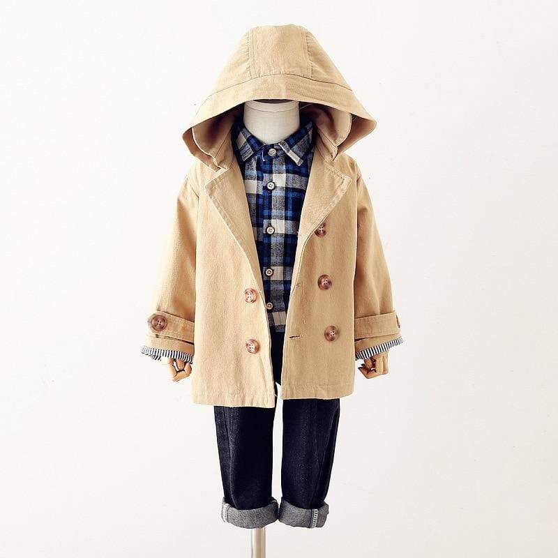 Boys Classic Trench Coat - Image 3
