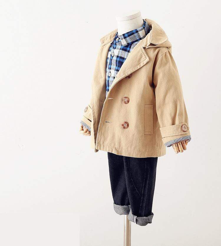 Boys Classic Trench Coat - Image 5