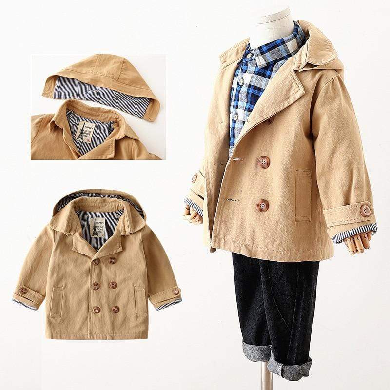 Boys Classic Trench Coat - Image 6