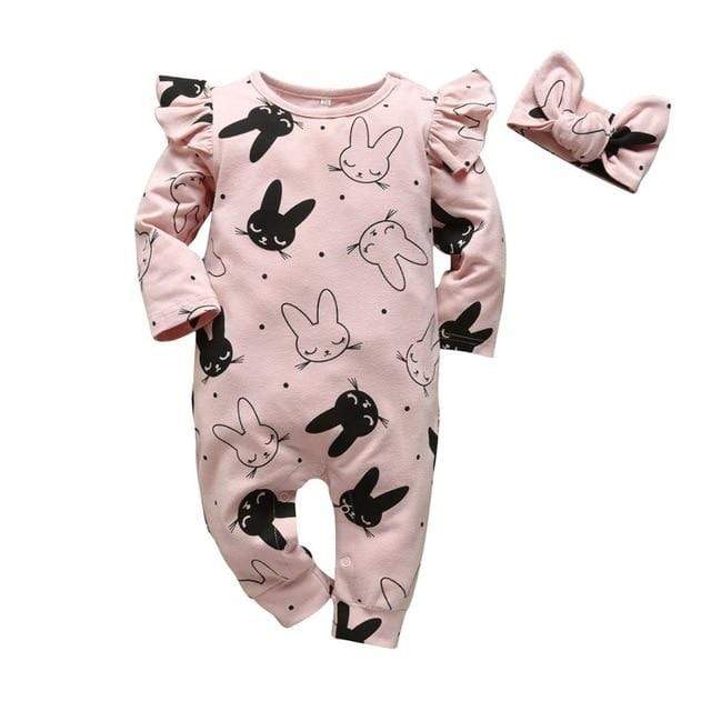 Bunny Print Romper - Image 3