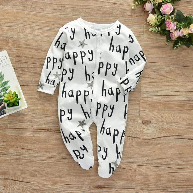 Cartoon Baby Print Romper - Image 4
