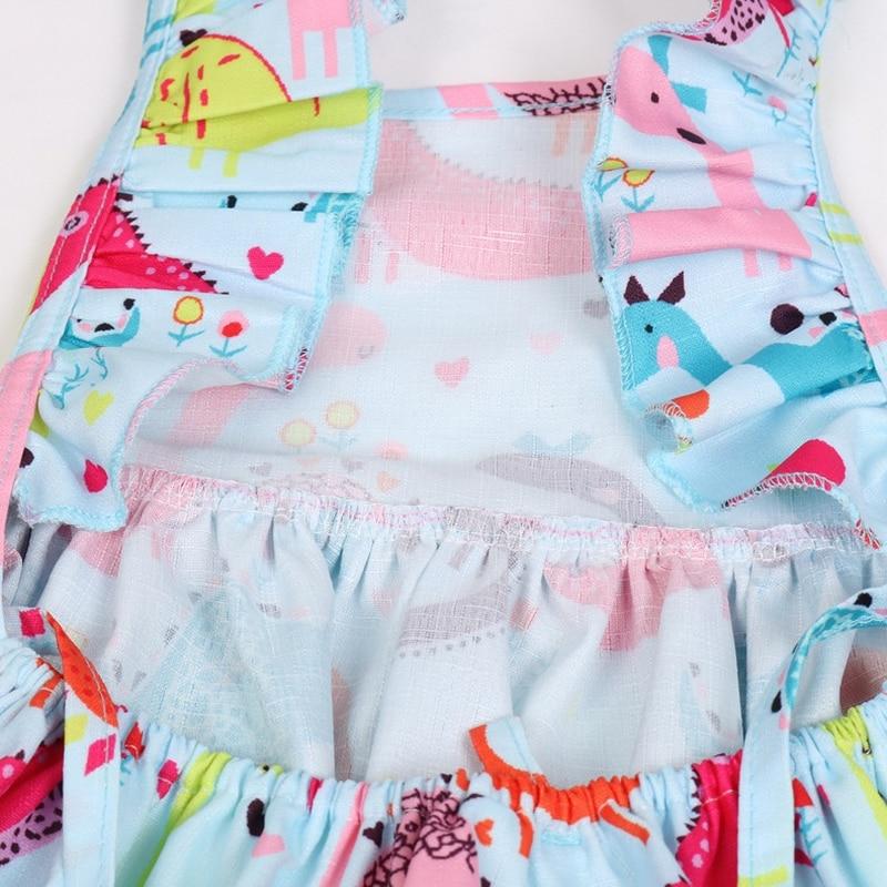 Cartoon Dinosaur Print Dress - Image 11