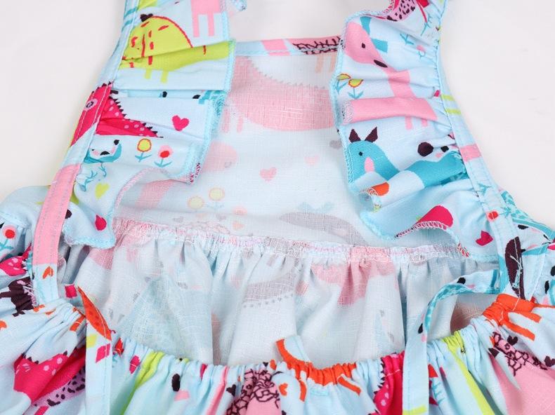 Cartoon Dinosaur Print Dress - Image 5