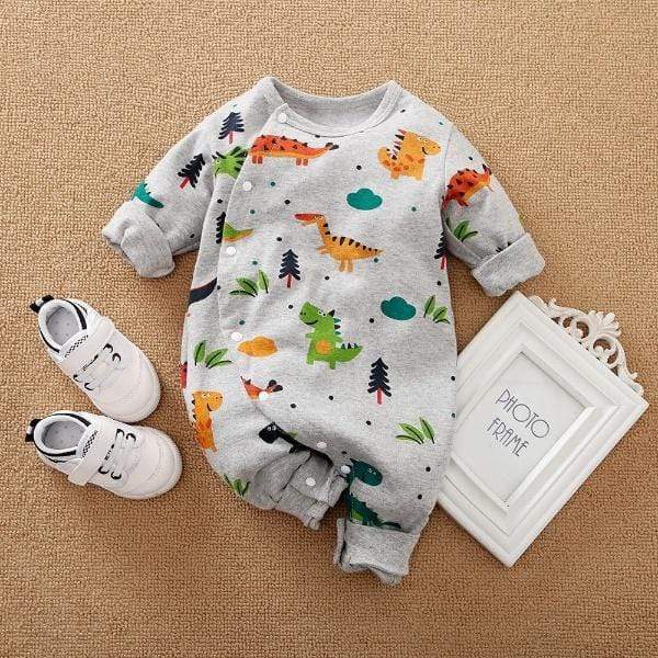 Cartoon Print Baby Romper - Image 3