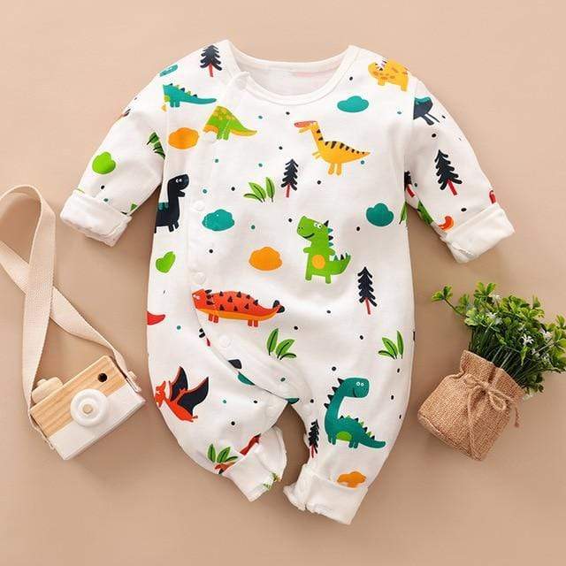 Cartoon Print Baby Romper - Image 4