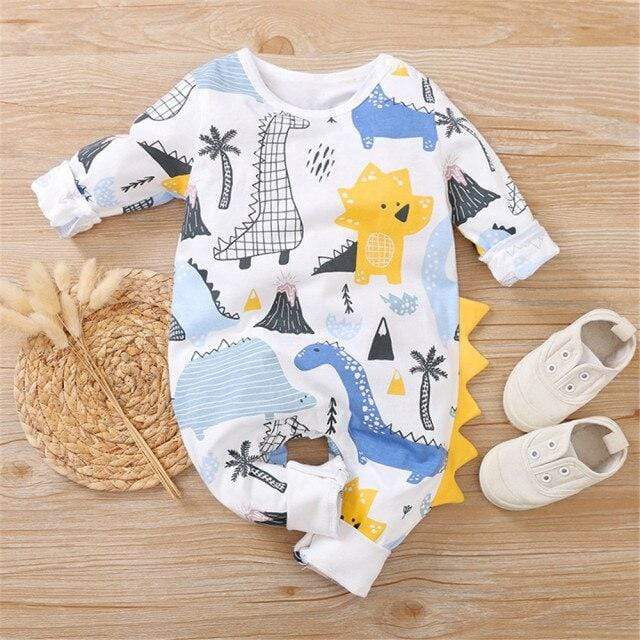 Cartoon Print Baby Romper - Image 5