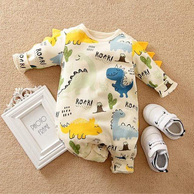 Cartoon Print Baby Romper - Image 6
