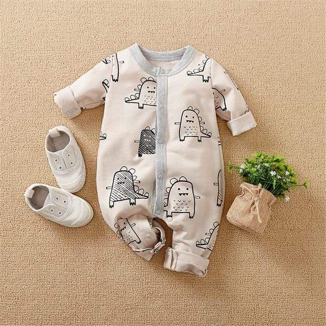 Cartoon Print Baby Romper - Image 7