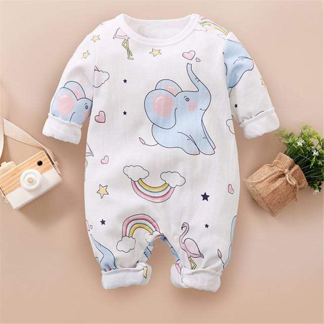 Cartoon Print Baby Romper - Image 8