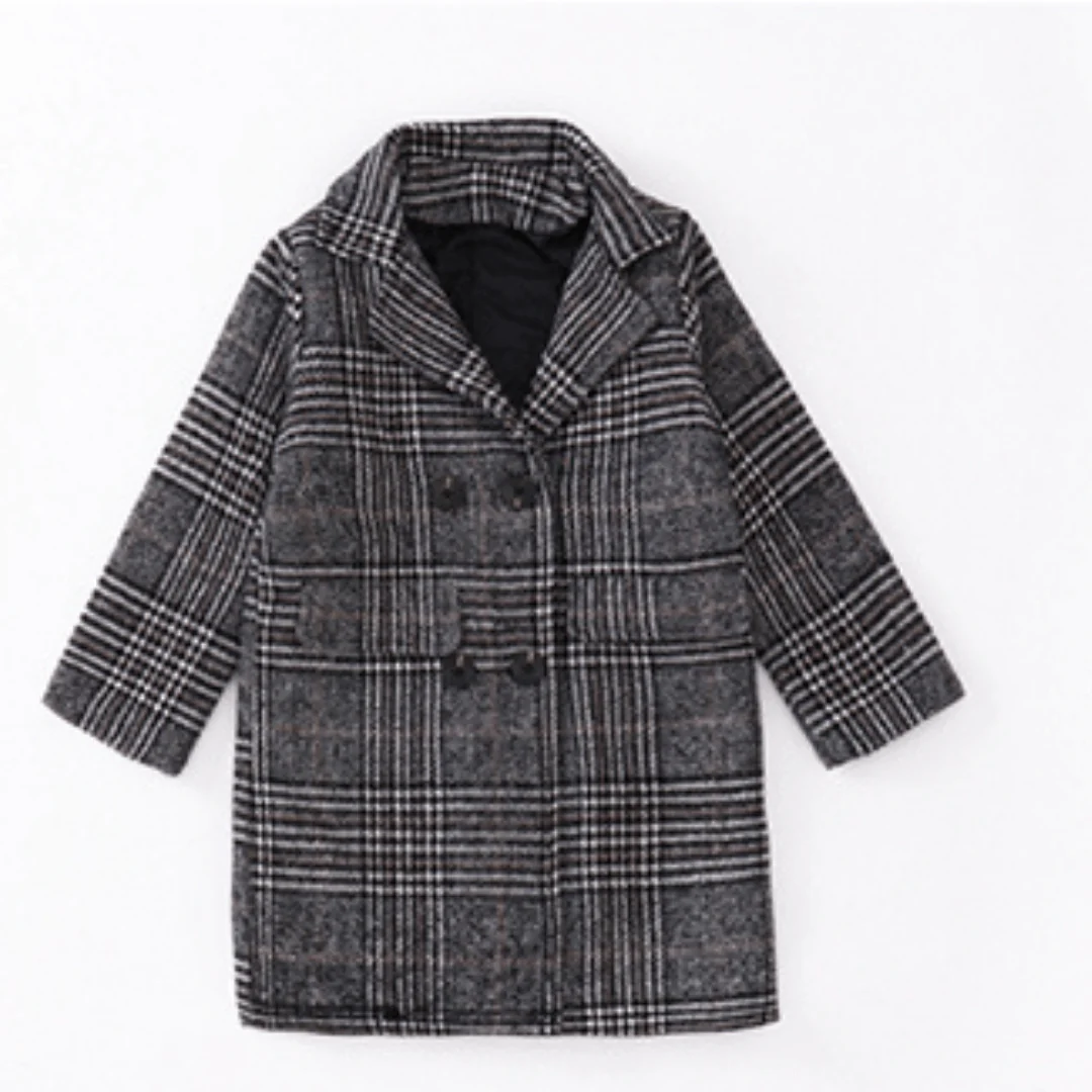 Classic Checked Coat - Image 3