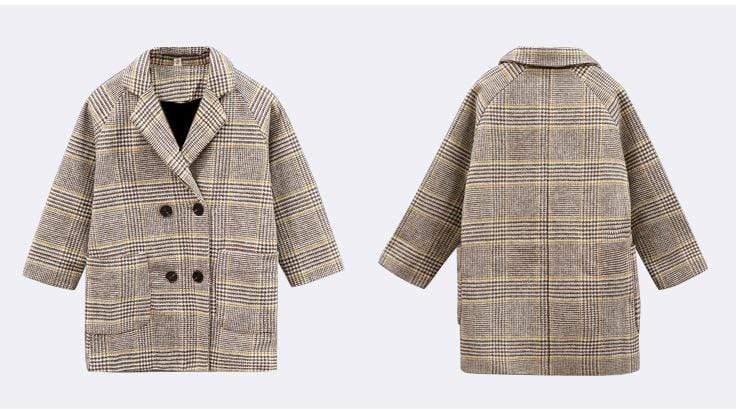 Classic Checked Coat - Image 5