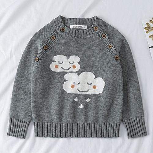 Clouds Knitted Sweater - Image 3