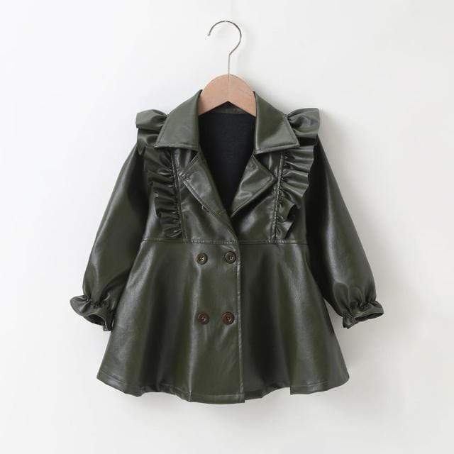 Fashionable Faux Leather Jacket - Image 3