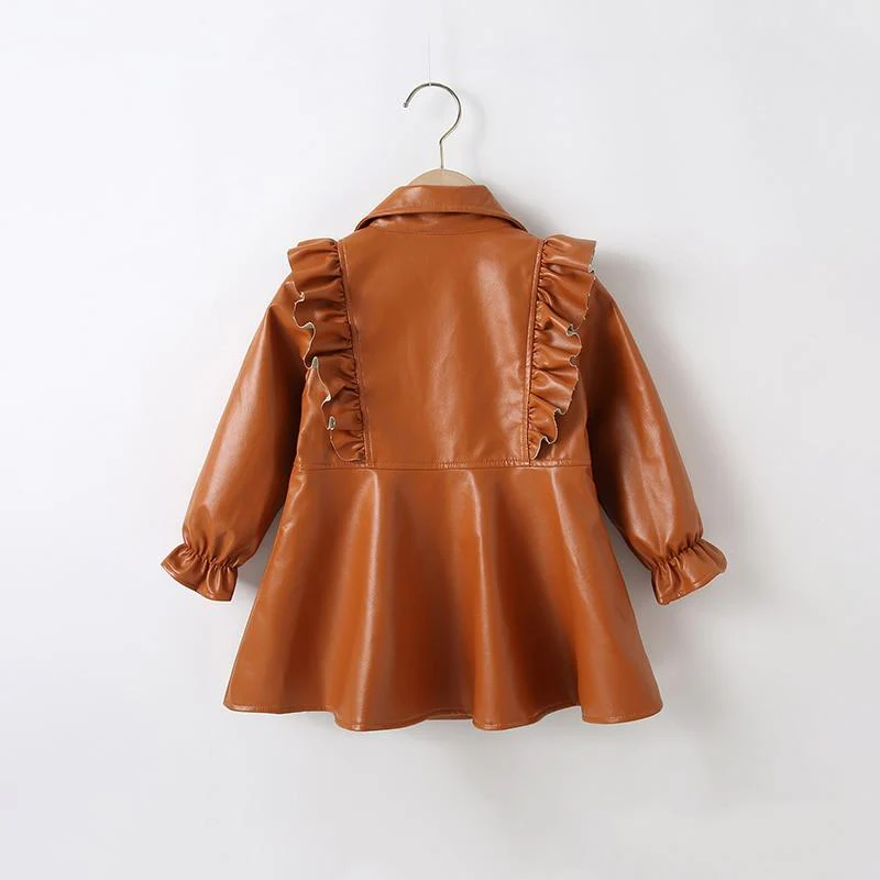 Fashionable Faux Leather Jacket - Image 9