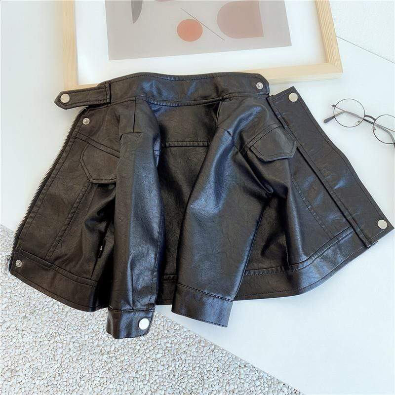 Faux Leather Jacket - Image 3