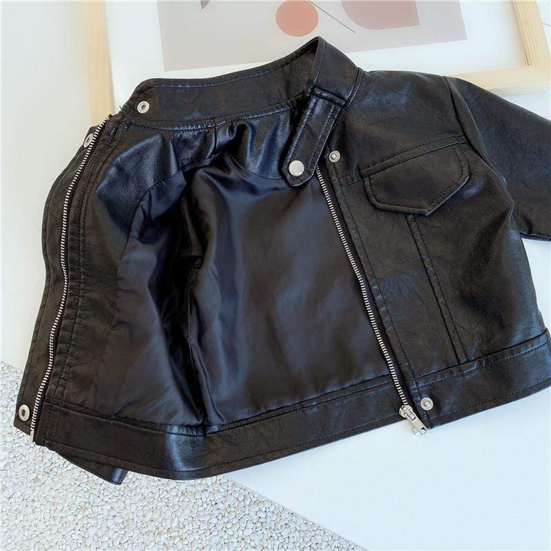 Faux Leather Jacket - Image 7