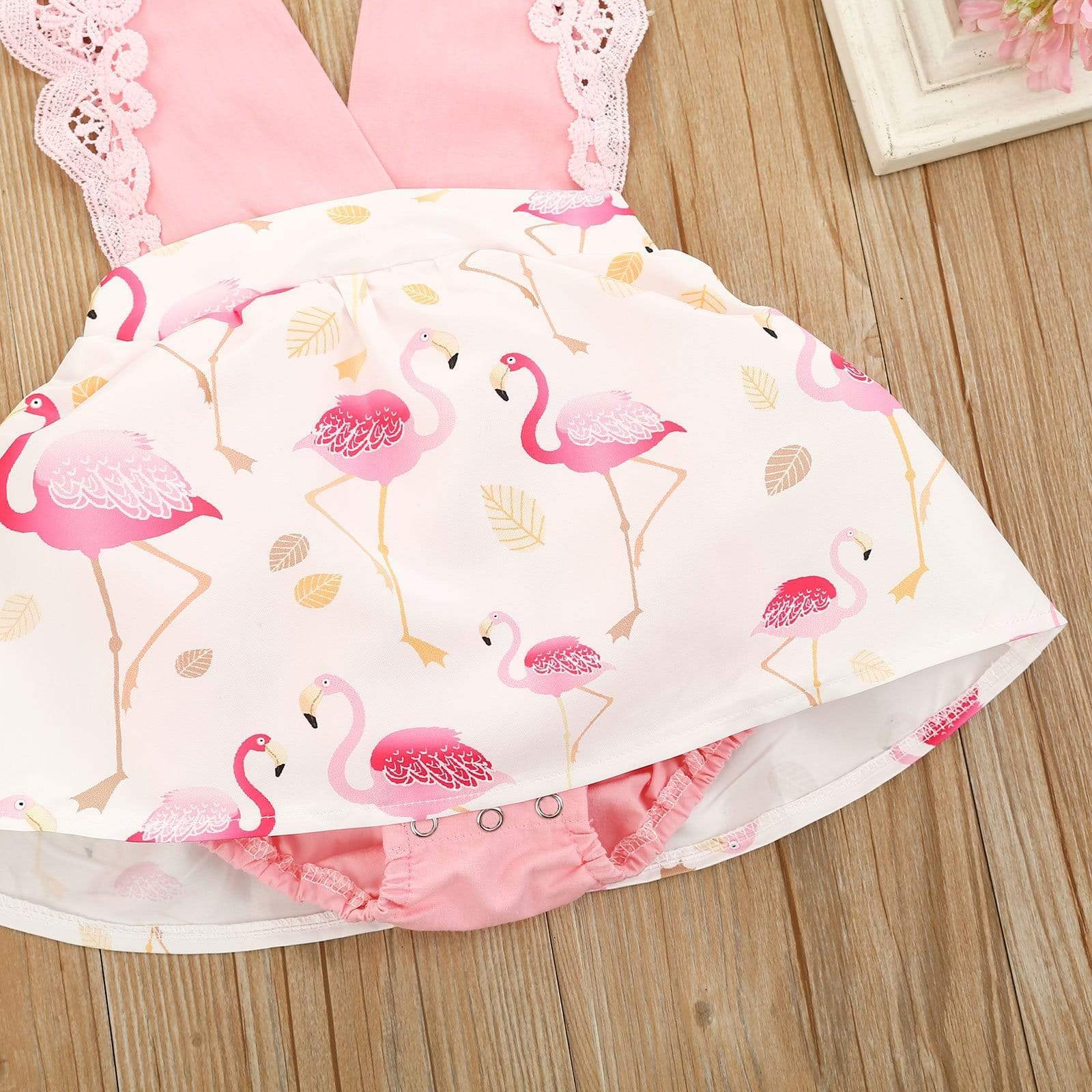 Flamingo Printed Romper - Image 7
