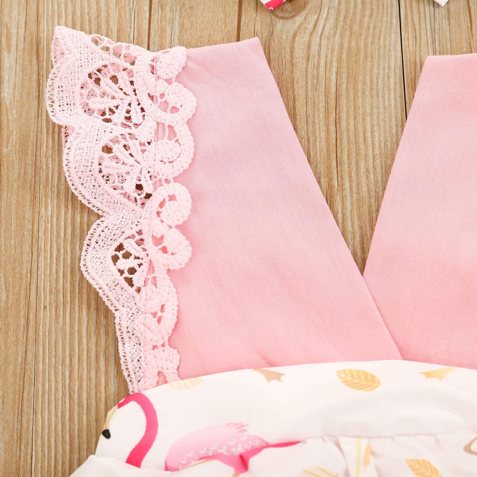 Flamingo Printed Romper - Image 8