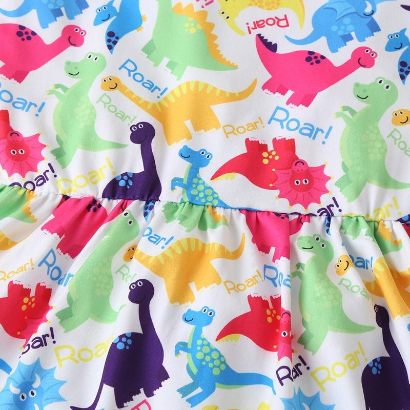 Girls Dinosaur  Dress - Image 14