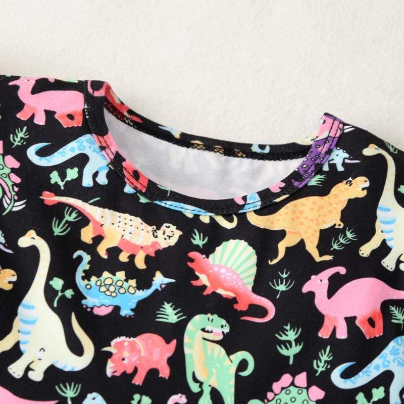 Girls Dinosaur  Dress - Image 15