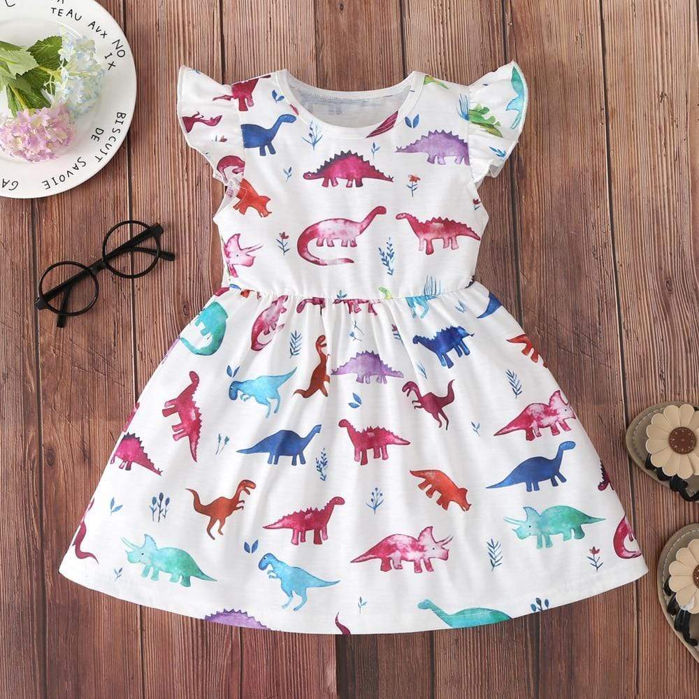 Girls Dinosaur  Dress - Image 17