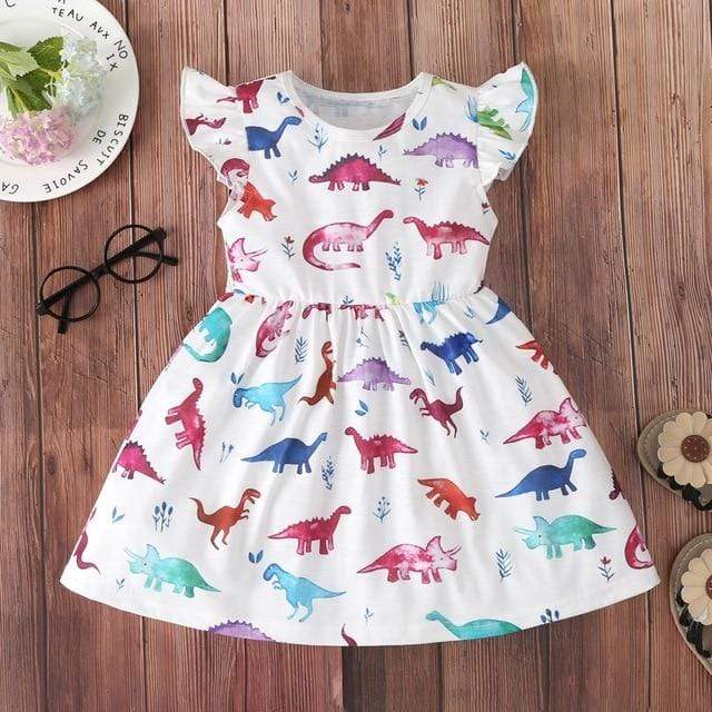 Girls Dinosaur  Dress - Image 20