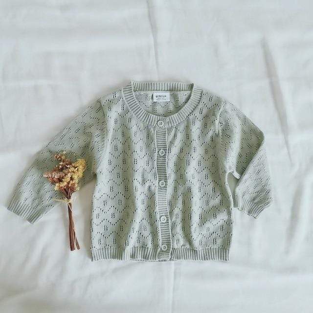 Hollow Knitted Cardigan - Image 11
