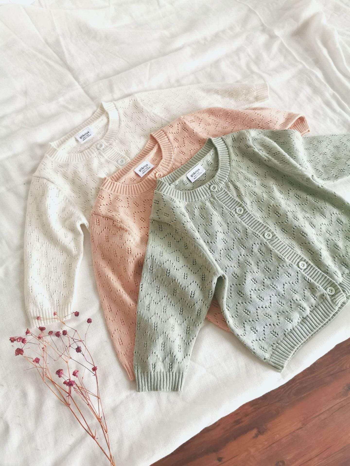 Hollow Knitted Cardigan - Image 6