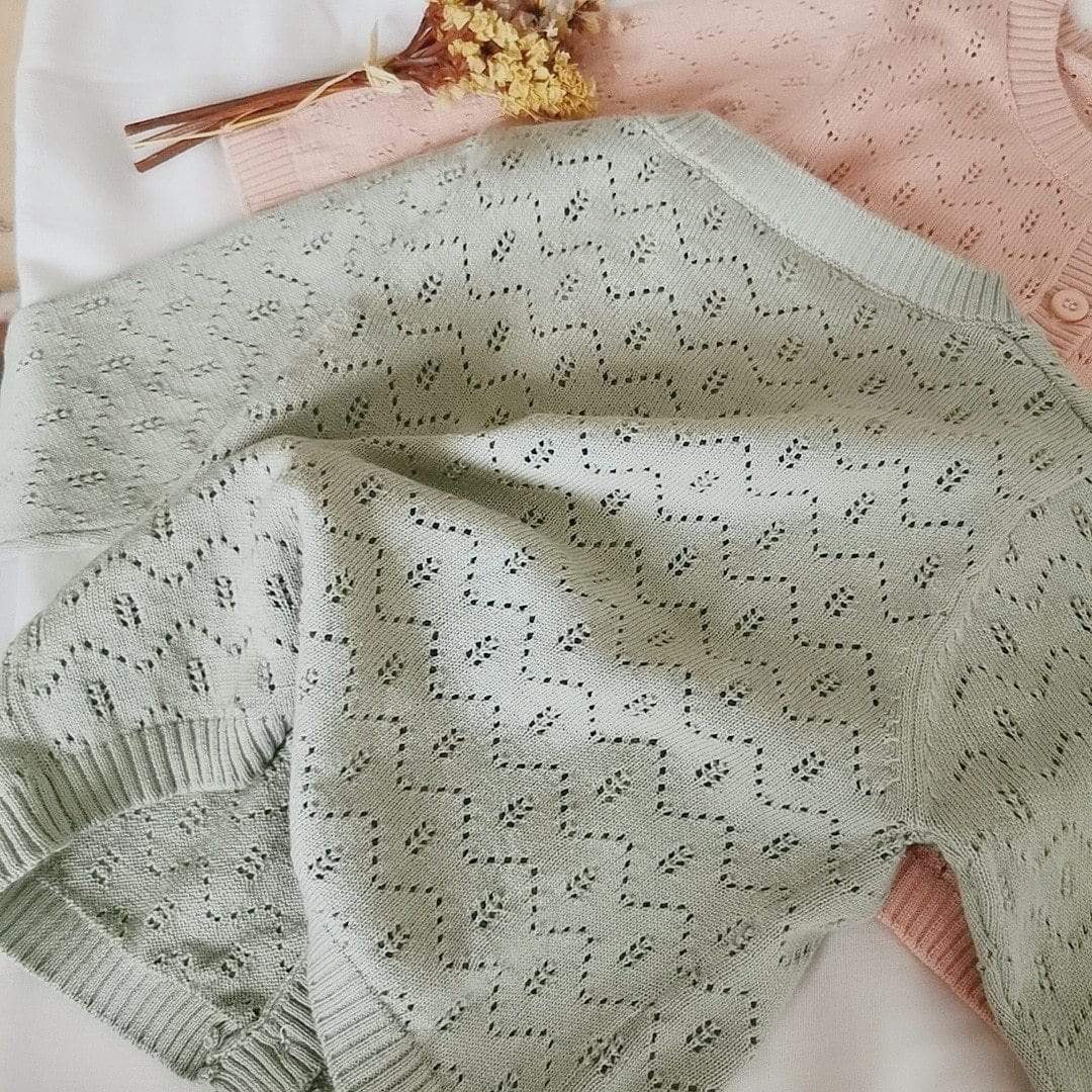 Hollow Knitted Cardigan - Image 7