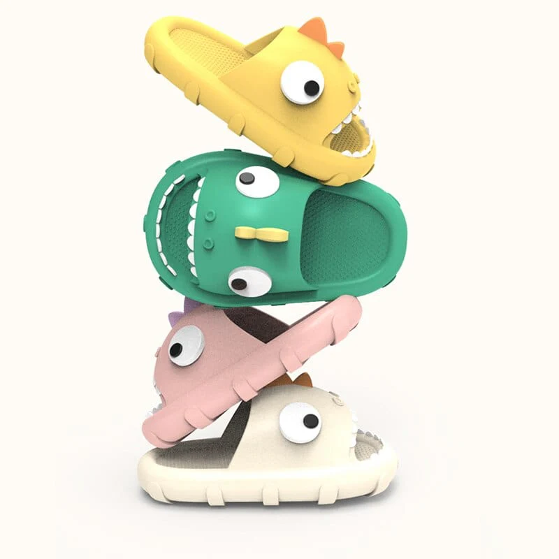Kids 3D Dino Slippers - Image 8
