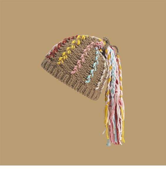 Kid's Knitted Beanie Hat - Image 10