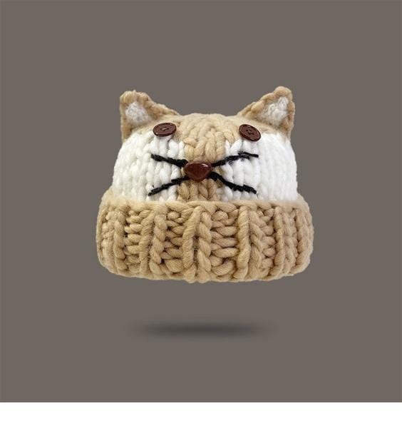 Kid's Knitted Beanie Hat - Image 6