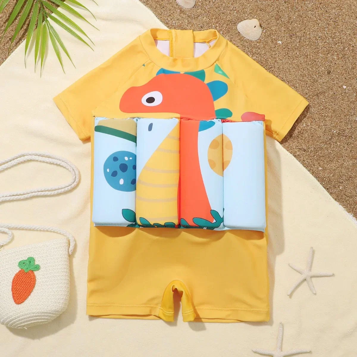 One-Piece Floatable Kids Swimsuit - Image 13