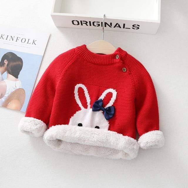 Bunny Embroidery Sweater - Image 5